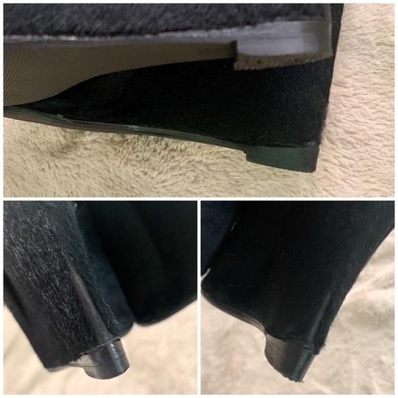 👑✅PRICE FIRM✅NO OFFERS SUPER SALE!! 👑AUTHENTIC Burberry Wedge Fur Ankle Boots. - Picture 8 of 17